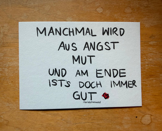 ängstliche Mut | Karte